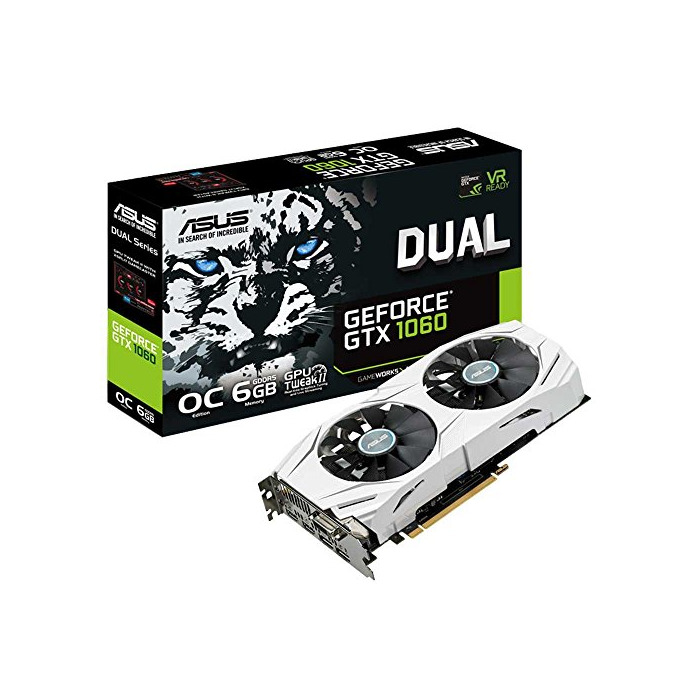 Electrónica ASUS DUAL-GTX1060-O6G - Tarjeta gráfica