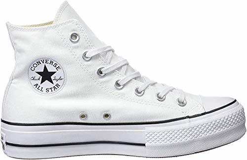 Moda Converse Altos Zapatos de Mujer Zapatillas de Deporte de La Plataforma 560846C