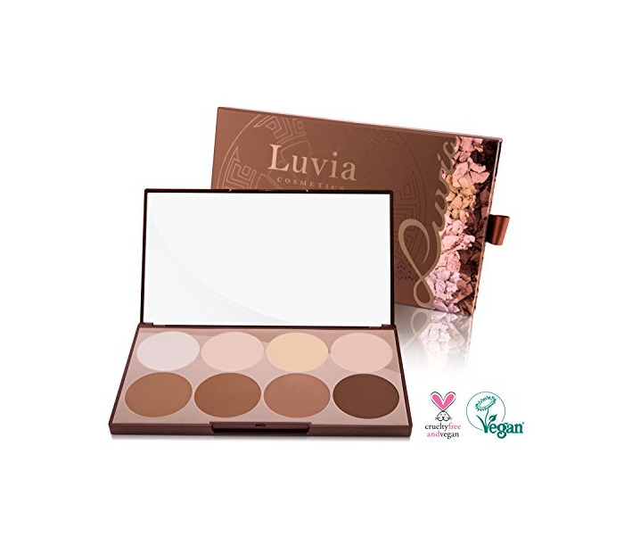 Social Paleta Contorno Profesional en polvo - 8 colores en un único Kit