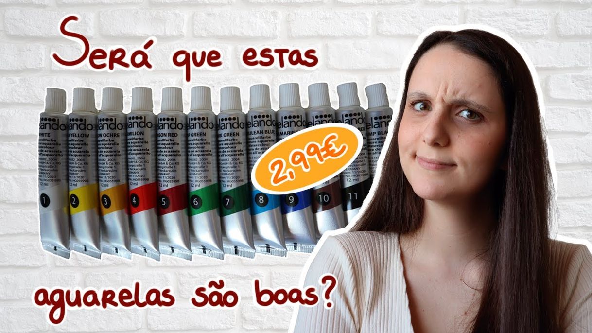 Moda Testando as Novas Aguarelas do Lidl (Crelando) - YouTube