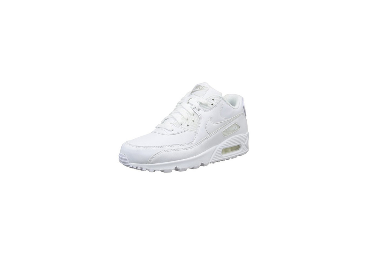 Fashion Nike Air MAX 90 Leather, Zapatillas para Hombre, Blanco