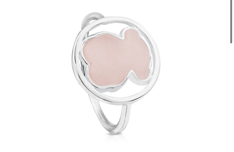 Moda Anillo tous rosa