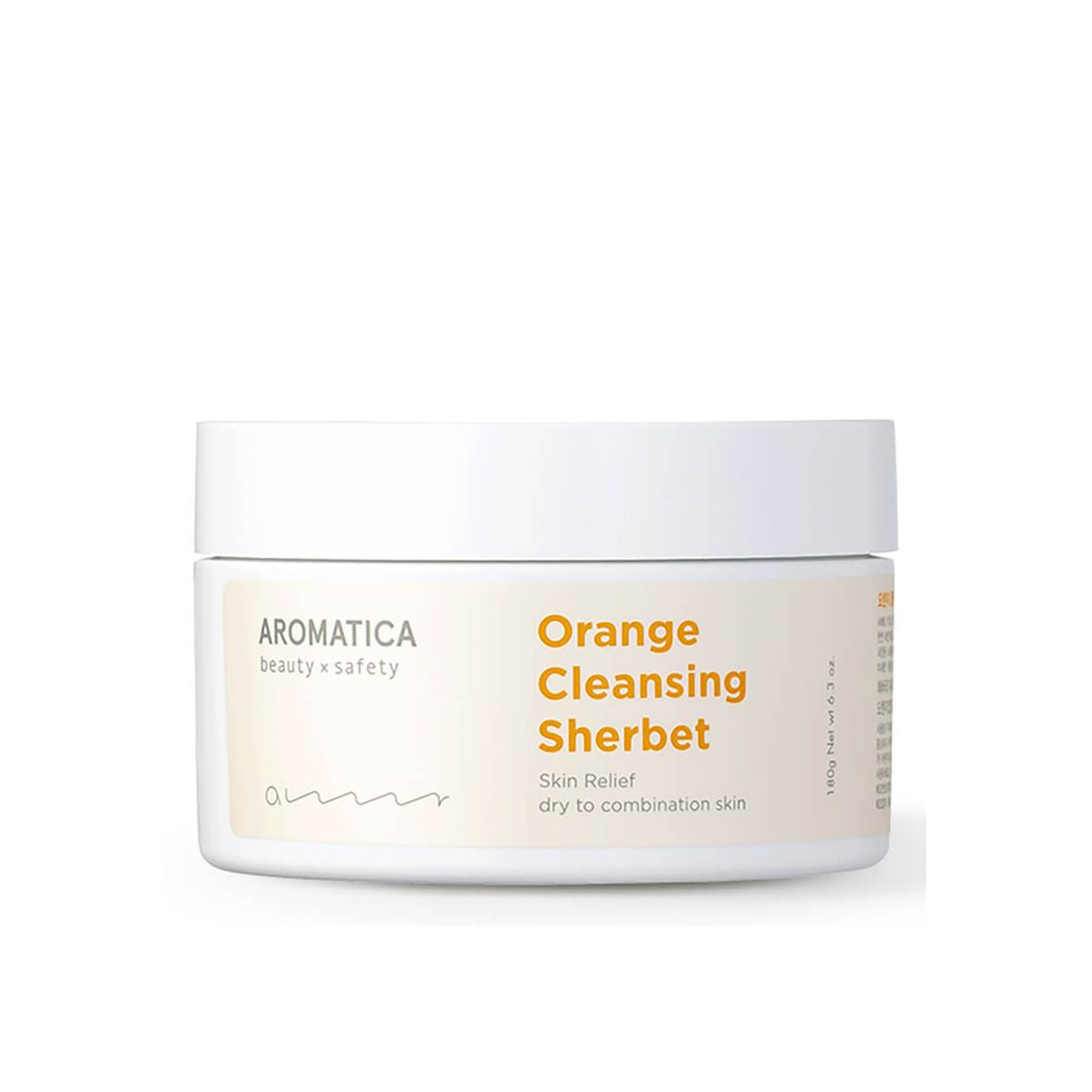 Producto Orange cleansing sherbet aromatica