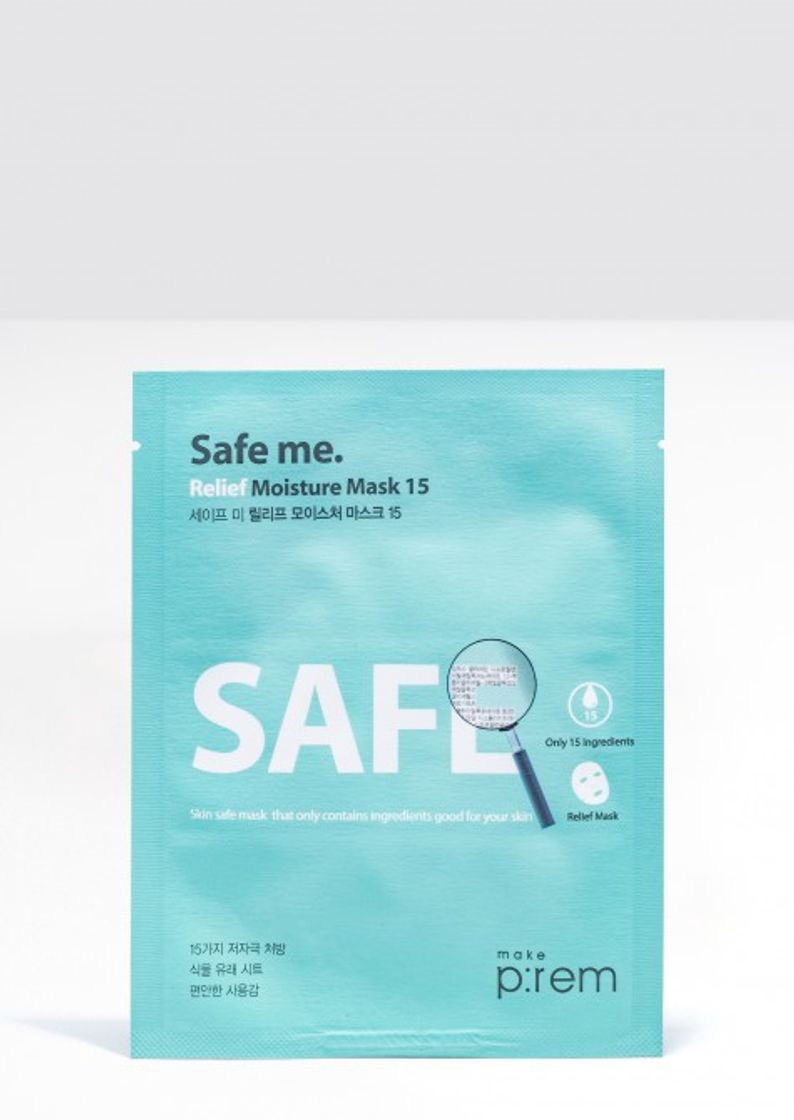 Producto safe me relief moisture mask