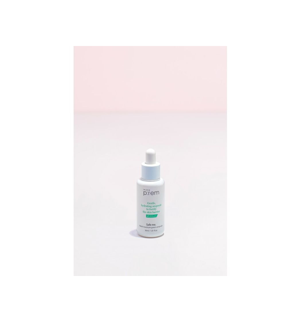 Producto Safe me relief moisture green ampoule