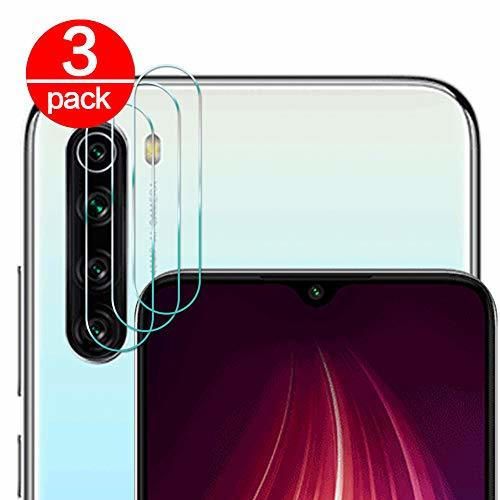 [3 Pack] Cristal Templado para Lente Cámara de Xiaomi Redmi Note 8/