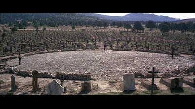 Place Cementerio película El Bueno, el Feo y el Malo.