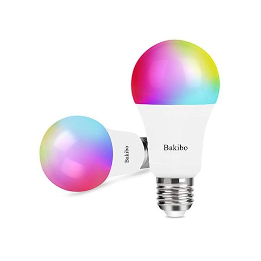 bakibo Bombilla LED Inteligente WiFi Regulable 9W 1000 Lm Lámpara