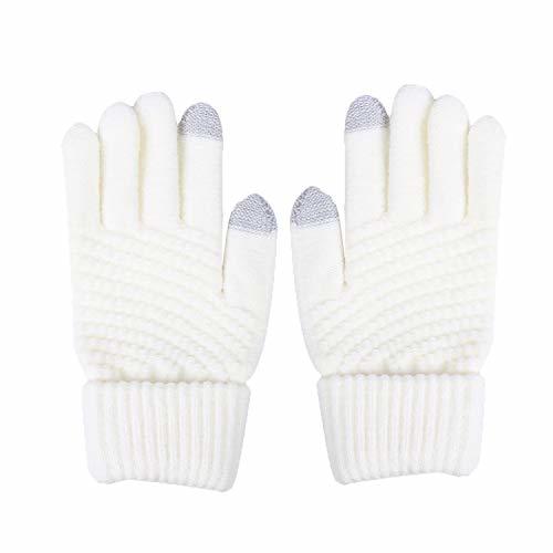 Producto Guantes de pantalla táctil cálidos de lana de invierno Guantes Táctiles para