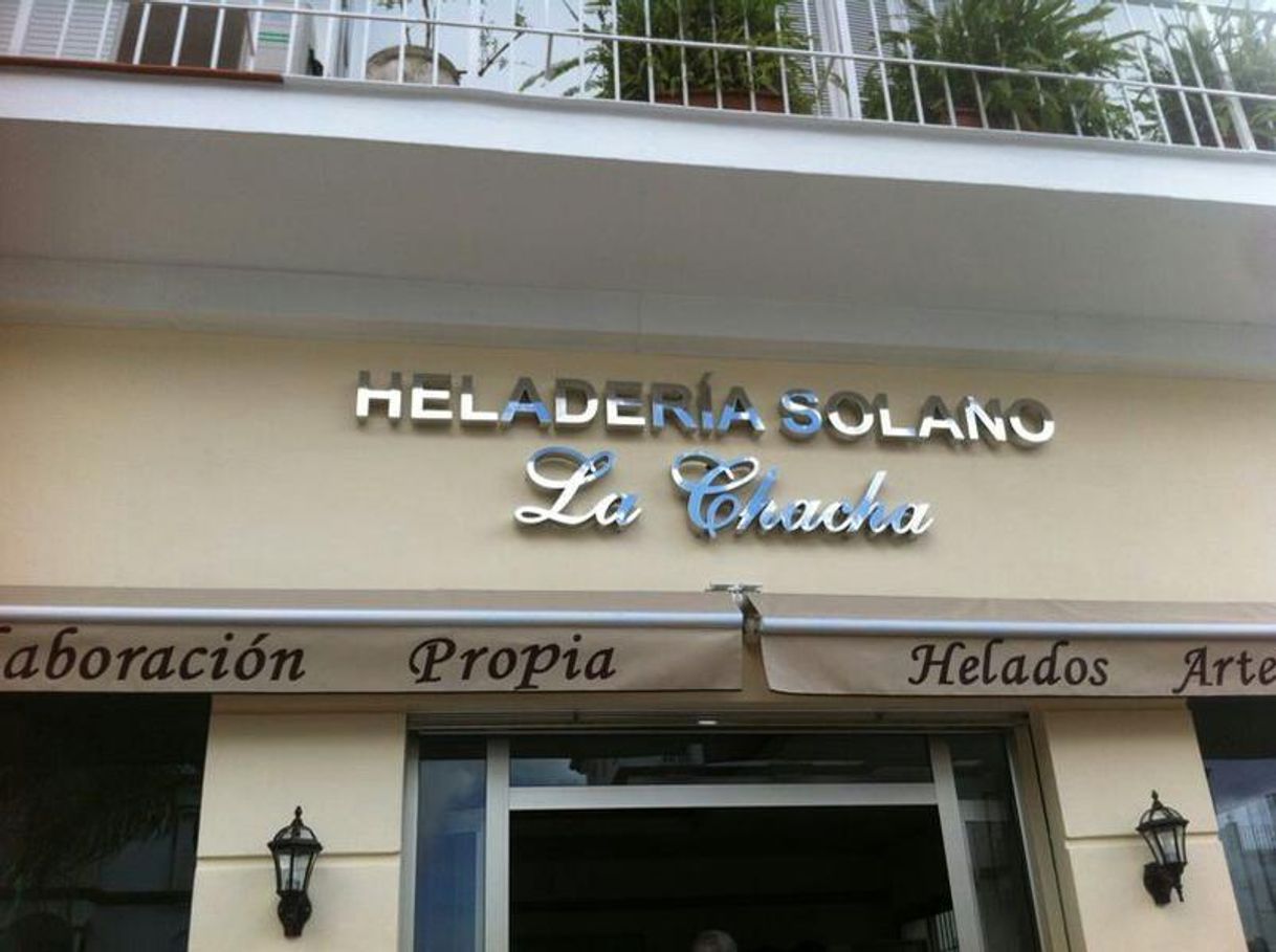 Heladería Solano, "La Chacha"