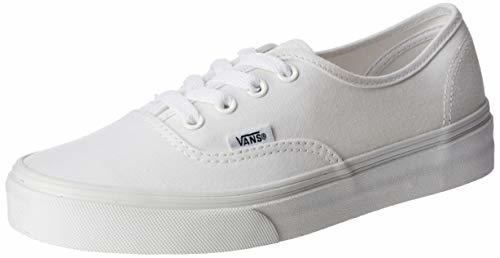 Fashion Vans Authentic, Zapatillas de Tela Unisex, Blanco