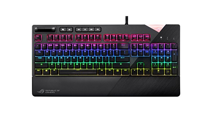 Electrónica Asus Rog Strix Flare - Teclado Mecánico con interruptores Cherry MX RGB