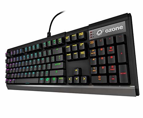 Electronic Ozone Strike Pro Spectra - OZSTKPROSPECTRASPRD - Teclado Gaming Switches Mecánicos