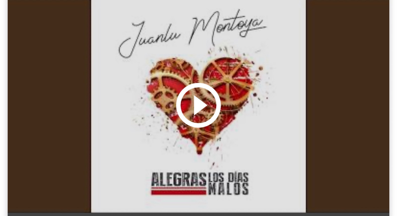Canción Juanlu Montoya - https://youtu.be/WfxUajWo-gI