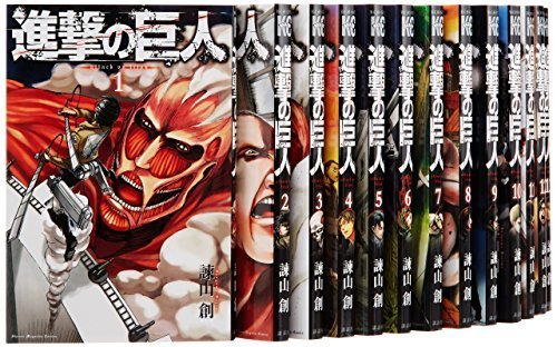 Libro Shingeki no Kyojin 1-16 Set [Japanese]