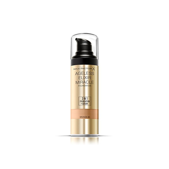 Product Max Factor Ageless Elixir Miracle Base de Maquillaje Tono 80 Bronze