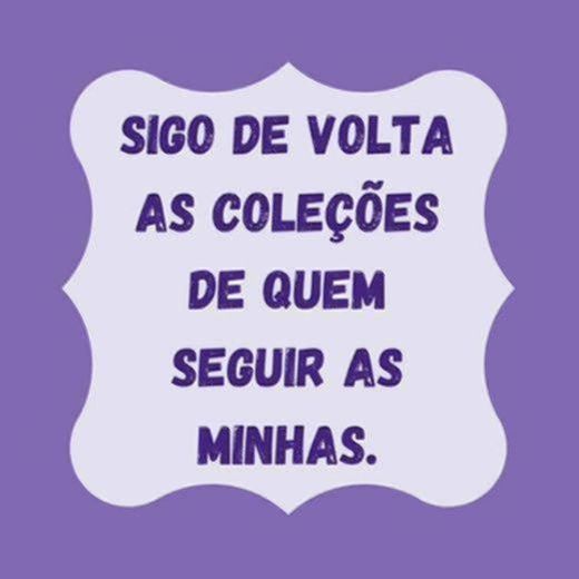 Sigo coleções de volta