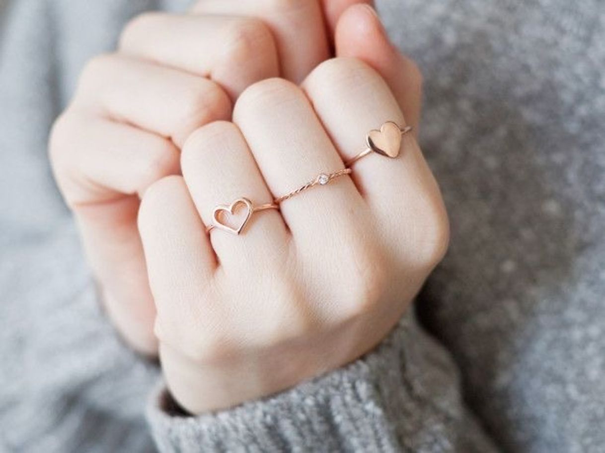 Fashion Anillos minimalistas 