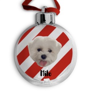 Social Bola de navidad con tu mascota
