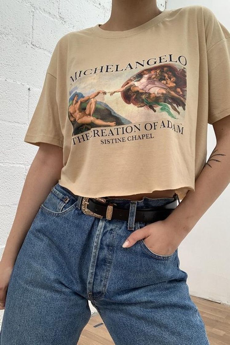 Moda MICHELANGELO CROP TEE