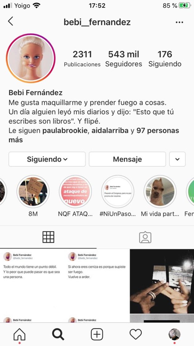 Fashion Instagram de Bebi 