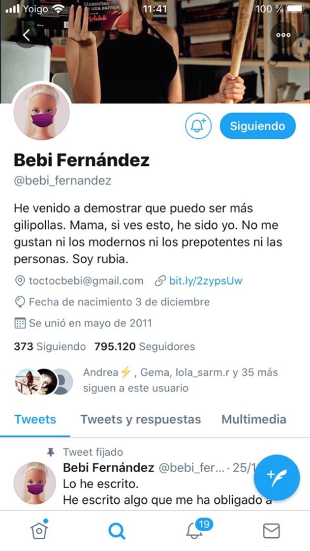 Fashion Bebi Fernández Twitter