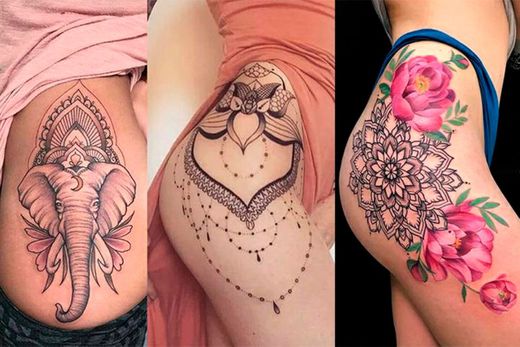 Tatuagens no Quadril: Uma variedade de opções! 