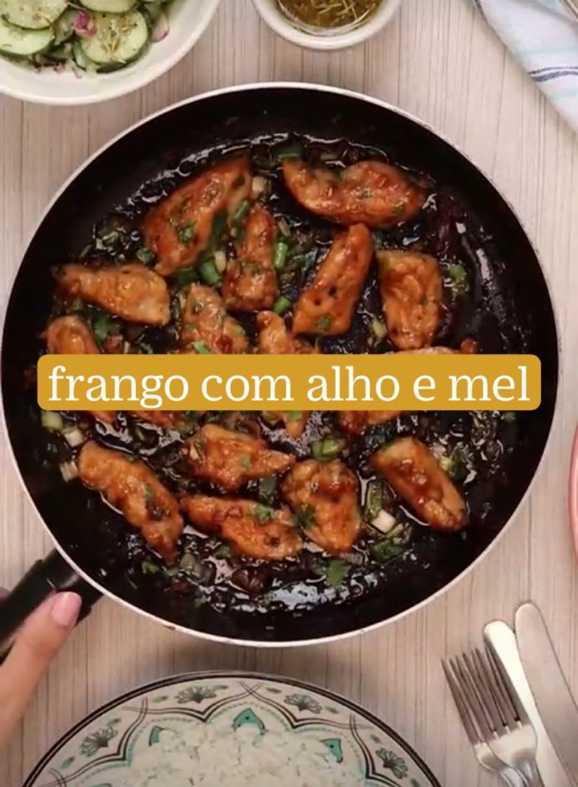 Fashion Frango com alho e mel