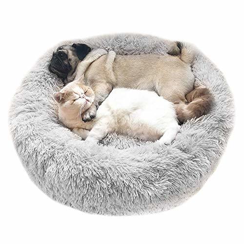 Producto Cozywind Cama para Perros y Gatos,Mascotas Calentito Cojín Redondo Suave de Felpa