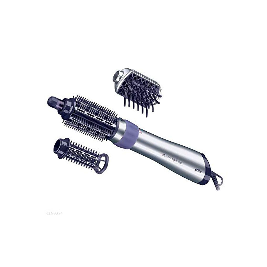 Social Braun Satin Hair 5 AS530 - Cepillo de pelo moldeador que seca