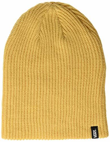 Moda Vans_Apparel Mismoedig Beanie Gorro de Punto, Amarillo