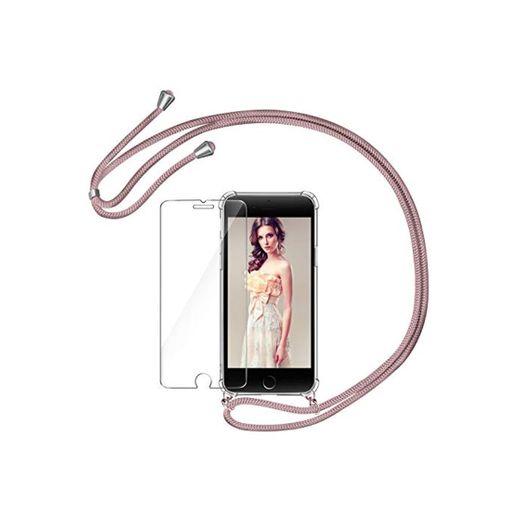 AROYI Funda con Cuerda para iPhone 7/8