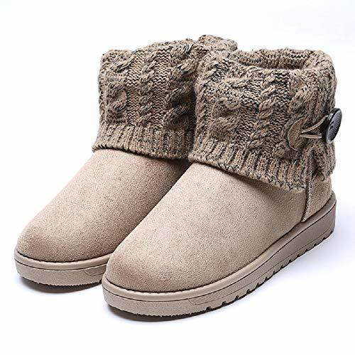 Social Garatia Mujer Botas De Nieve De Punto Unidas para Mujer 37 EU