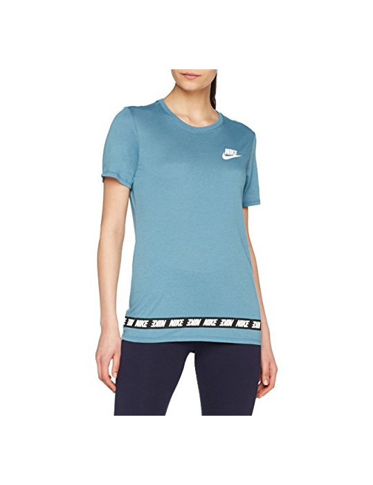 Social Nike Sportswear Advance 15 Camiseta, Mujer, Azul