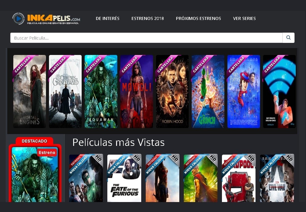 Películas InkaPelis - Ver Peliculas Online Gratis En Español