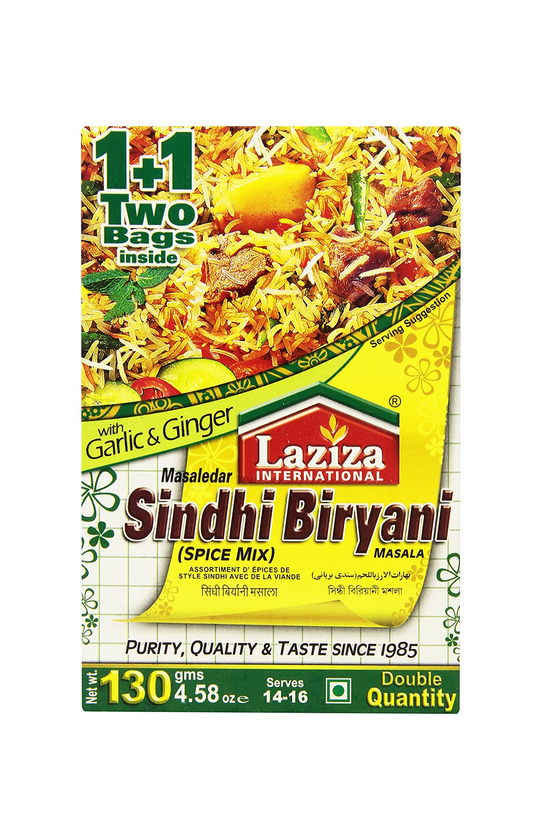 Product Laziza Biryani Masala, 100-Gram Boxes