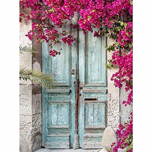 Products Fansi 1X DIY 5D Kits de Pintura de Diamantes Puerta de Flores