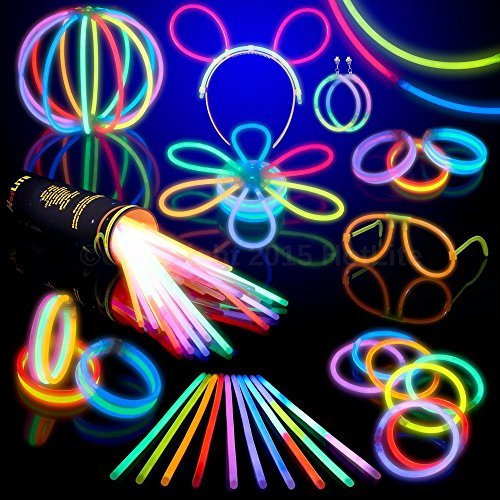 Electronics HotLite Pack de 100 Varitas Luminosas para Fiestas 20 cm - pulseras