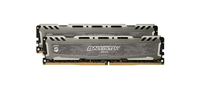 Electronic Crucial Ballistix Sport LT BLS2K8G4D30AESBK 3000 MHz, DDR4, DRAM, Memoria Gamer Kit