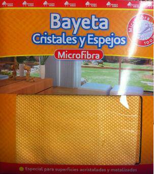 Product Bayeta Microfibra para cristales y espejos