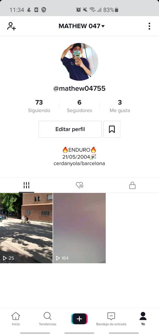 Seguirme en tik tok