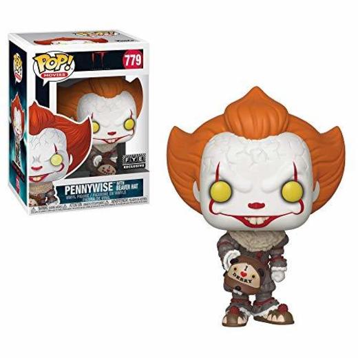 Funko- Pop. Vinyl: Movies: It: Chapter 2-Pennywise W/Beaver Hat W/Chase