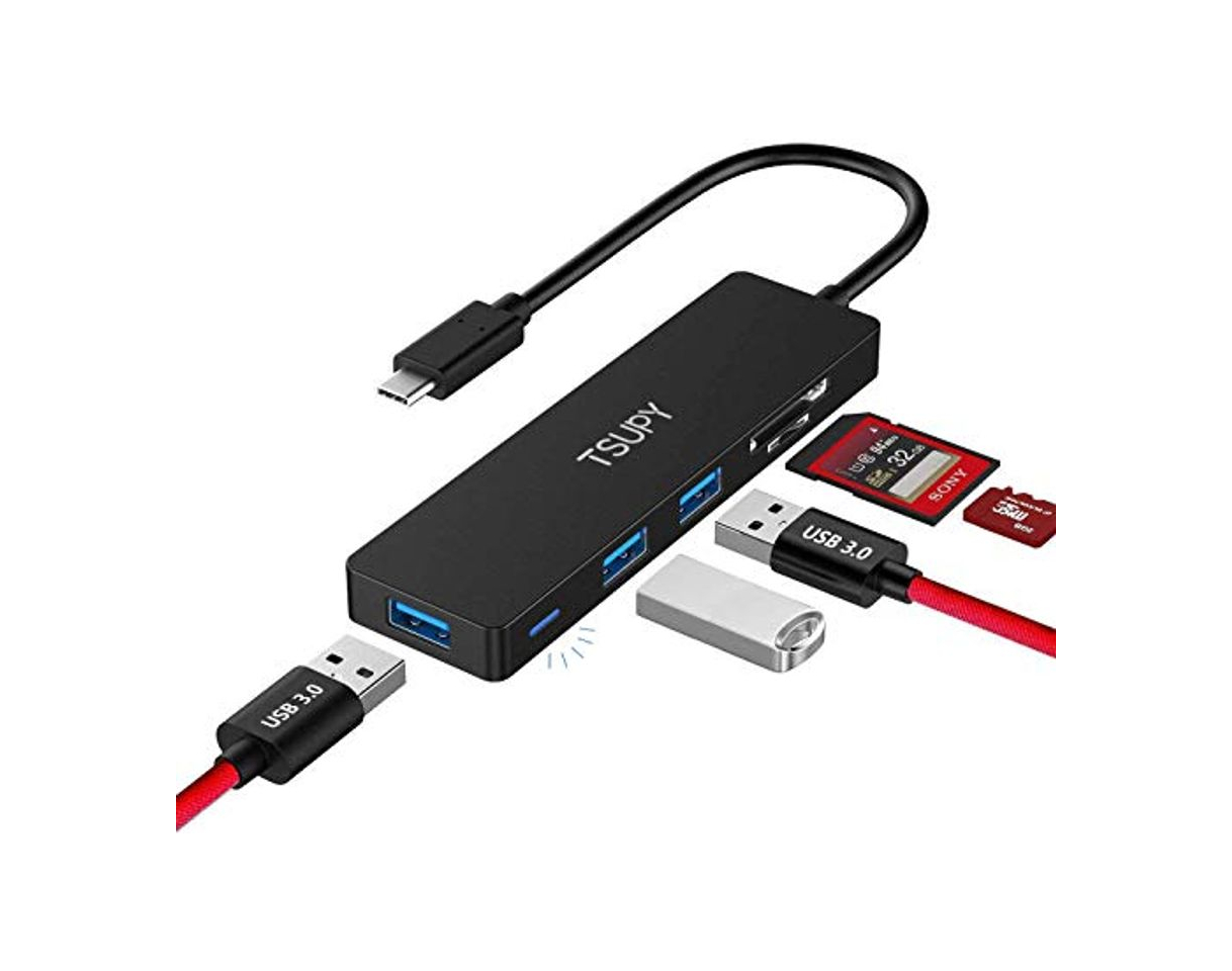 Social TSUPY HUB USB C 5 en 1