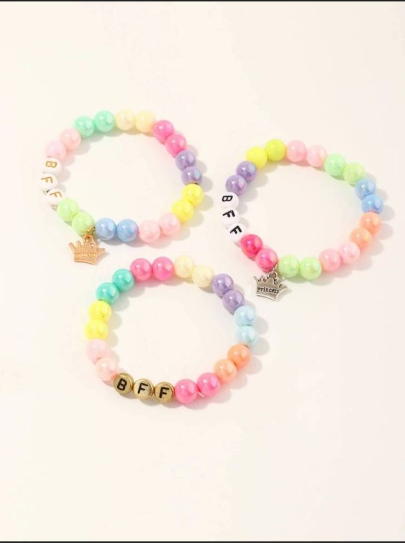 Fashion 3 Pulseira de bff bem vsco girl para vc usar com sua best 