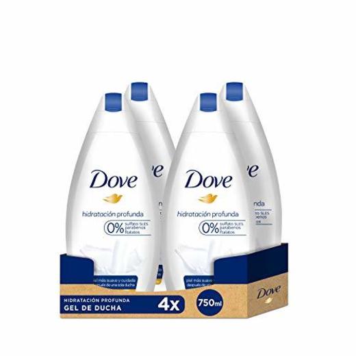 Dove Original - Gel de baño - pack de 4
