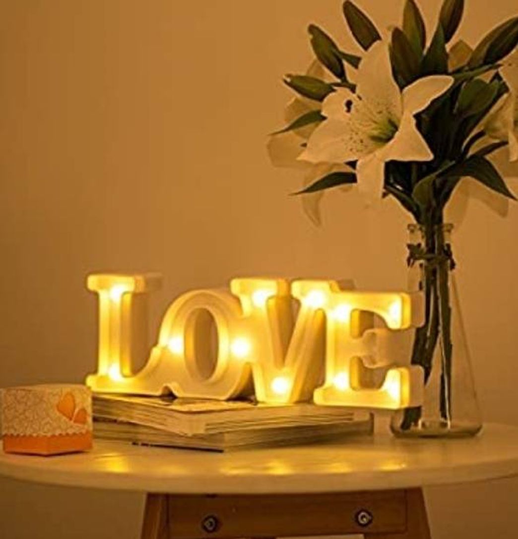 Moda LOVE luces led