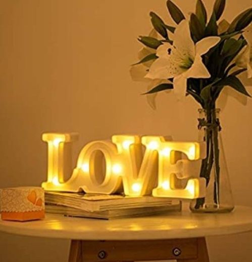 LOVE luces led