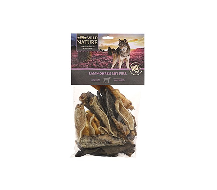 Producto Dehner Wild Nature Perros Snack oídos con Piel de Cordero