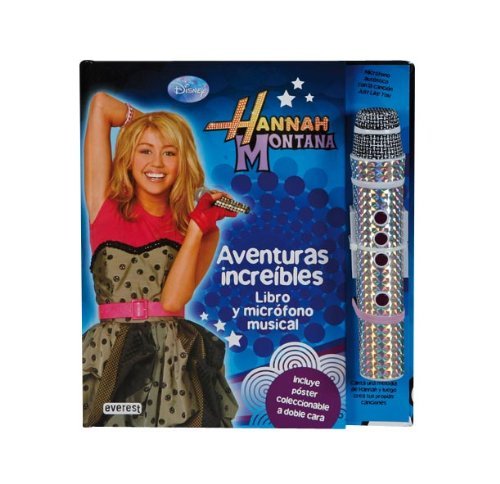 Libros Hannah Montana. Aventuras increíbles. Libro con micrófono