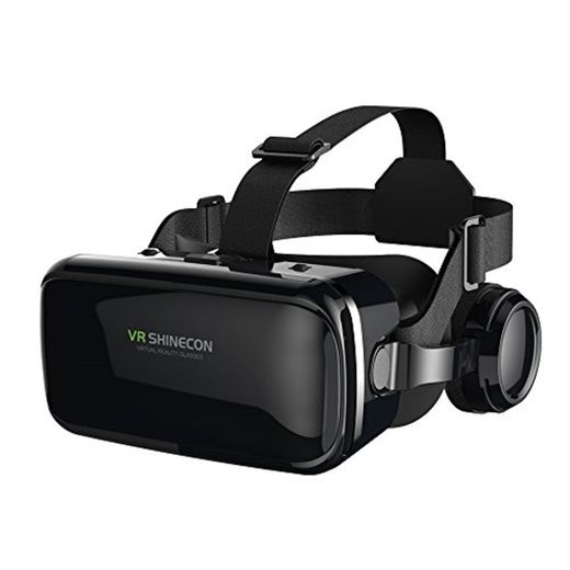 FIYAPOO 3D VR Gafas de Realidad Virtual, VR Glasses Visión Panorámico 360